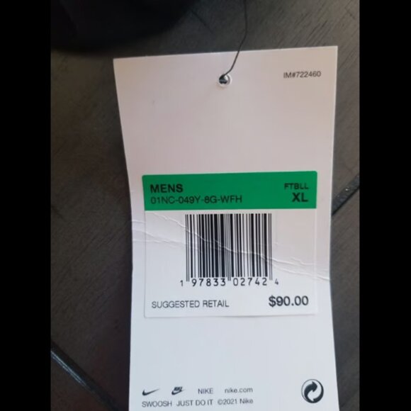 Men's Nike Black Baltimore Ravens Club Full-Zip Hoodie Jacket - Picture 12 of 12